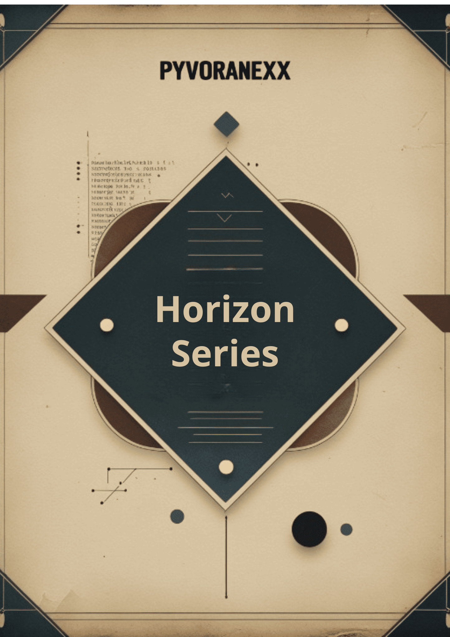 Course cover graphic for Pyvoranexx 'Horizon Series' with geometric design elements.